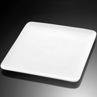 White Glossy Color Hotel Restaurant Rectangular Dinner Service Plates Dishes