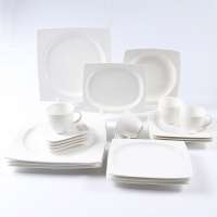 China Factory Ceramic Tableware Restaurant White Dinnerware Sets Plates Sets Dinnerware