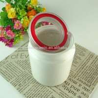 STOCK Cheap wholesale round ceramic storage jar with cover