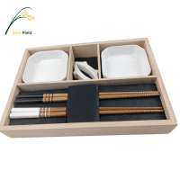 Custom Korean Dinnerware Luxury Chopsticks Stand Gift Set