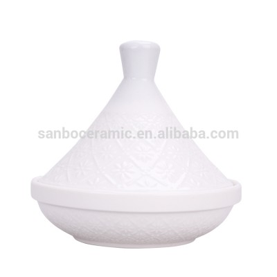 Various stock wholesale mini snack tajine ceramic butter plate with cover