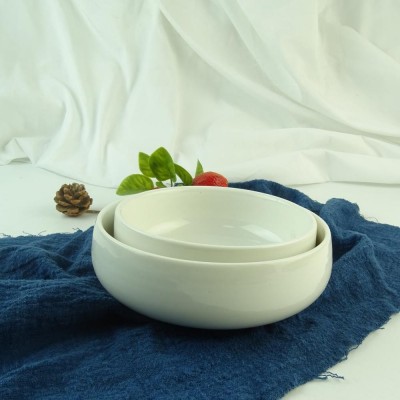 Ceramics bowl  Serving bowls sets white Salad bowl