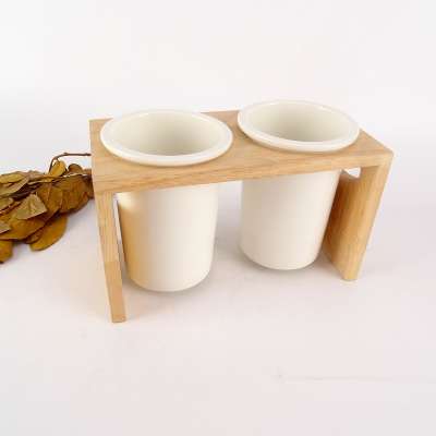 Wholesale White Ceramic Spoon Stand Spoon Stand Set